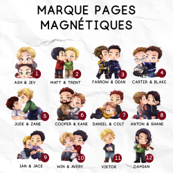 Marque page magnétique
