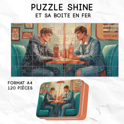 Puzzle Shine & sa boîte en métal