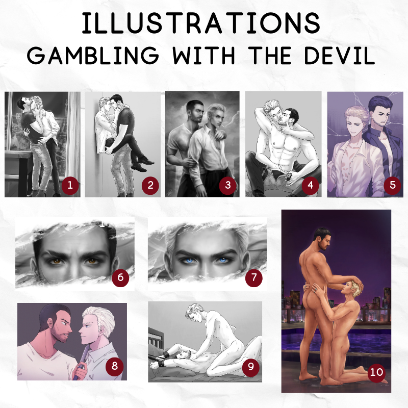 Illustrations "Gambling with the Devil"