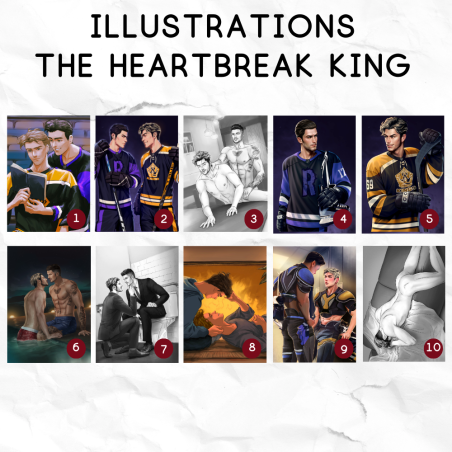 Illustrations "The heartbreak king"