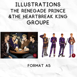 Illustrations de groupe "Ice hockey Dynasty"