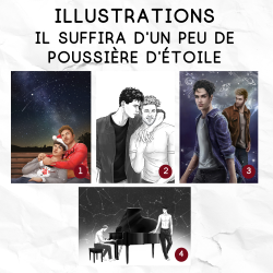 Illustrations "Il suffira d'un peu de poussière d'étoile"