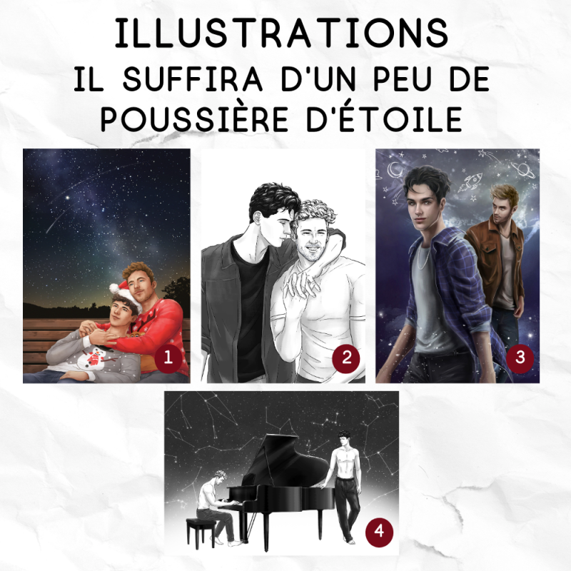 Illustrations "Il suffira d'un peu de poussière d'étoile"