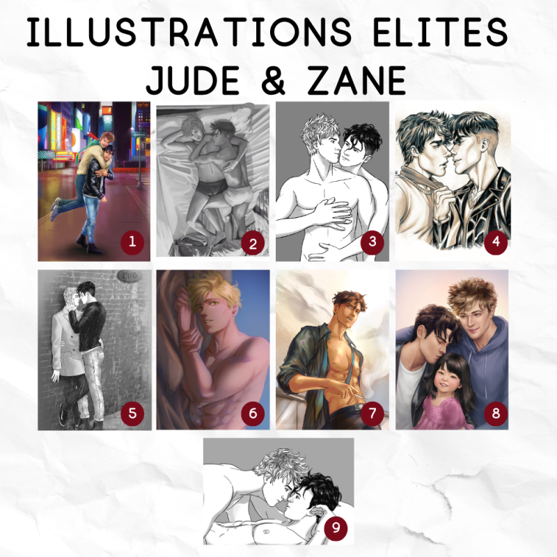 llustrations Elites 1 "Jude & Zane"