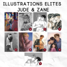 llustrations Elites 1 "Jude & Zane"