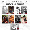 Illustrations Elites 4 "Anton & Shane"