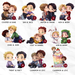 Petits standees chibi