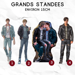 Grands standees 15 cm