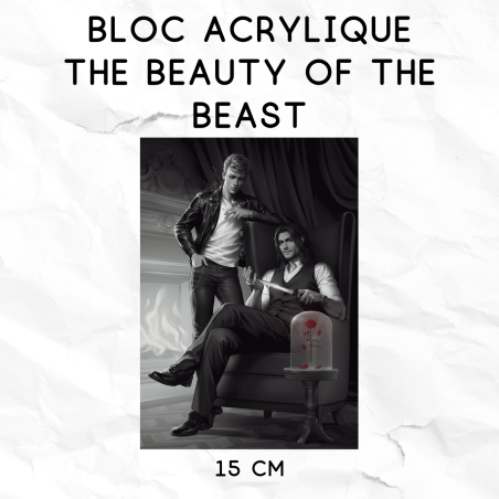 Bloc acrylique The beauty of the beast