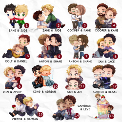 Petits porte-clés chibi