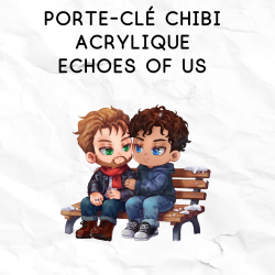 Porte-clé chibi "Echoes of us"